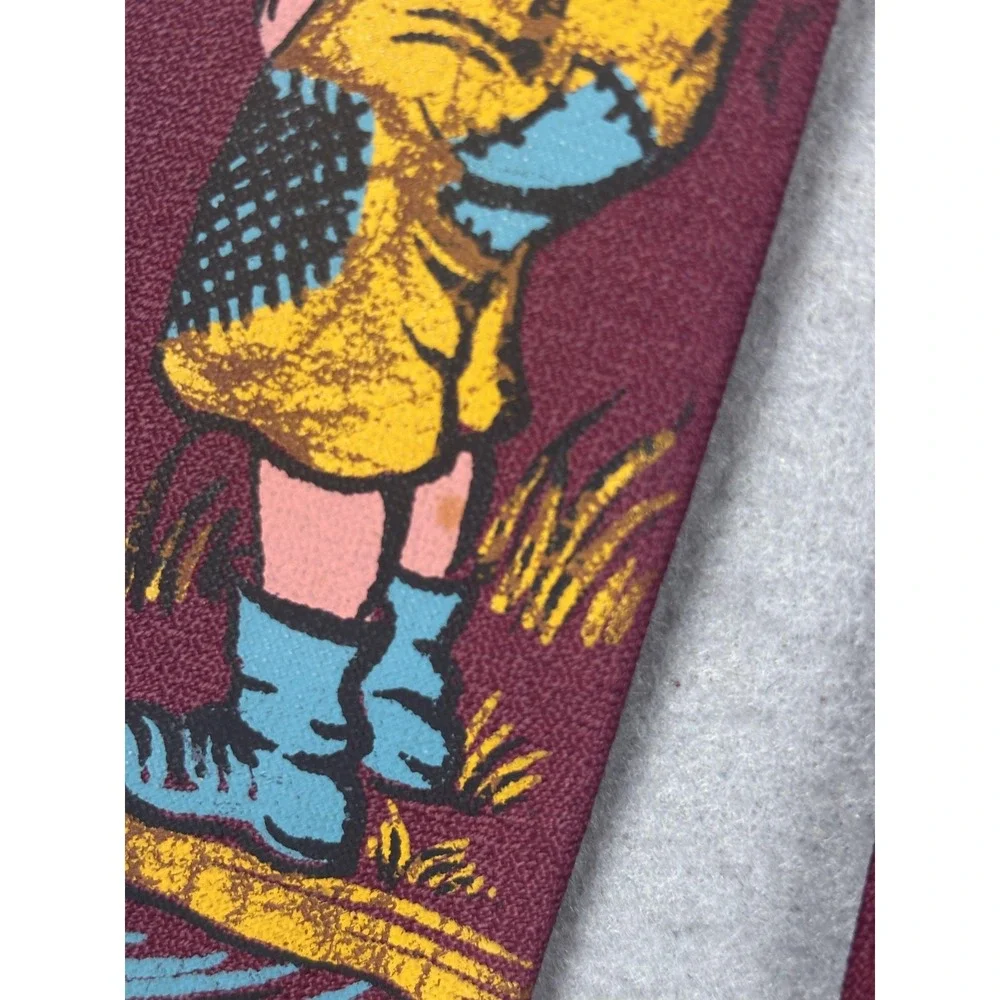 Vintage Ricky Ties Tie Mens One Size Red Boy Frog Novelty Humor Necktie